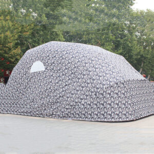 5.6M Galvanized Steel Bike Shed - Durable Outdoor Storage