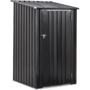 3x3 Metal Garden Shed – Compact Steel Storage